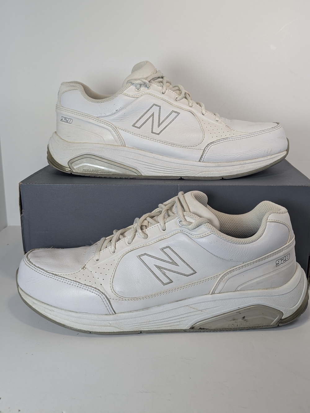 New Balance Men’s 928 Walking Shoes - White Size 11D